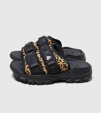 Šlapky Fila Outdoor Outdoor - Damske Topanky Čierne | FDA-091365